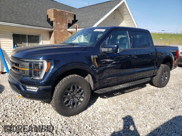 2023 Ford F-150 XL with VIN 1FTEW1E8XPFD11743, listed as a Copart auction lot 54319555 with 16,306 mi miles and Salvage Title. Bid and sale history available at carsss.com. Image 1.
