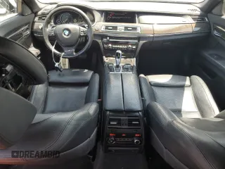 2014 BMW 7 Series 740Li with VIN WBAYE4C59ED137938, listed as a Copart auction lot 55281005 with 146,659 mi miles and Salvage Title. Bid and sale history available at carsss.com. Image 8.