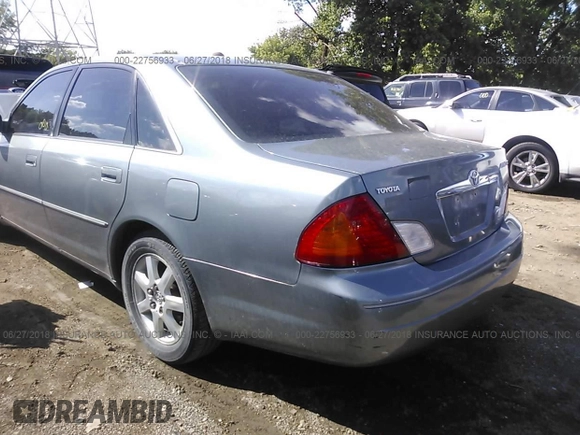 2001 Toyota Avalon XL z VIN 4T1BF28B41U159005, wystawiony jako IAAI lot #22756933 z przebiegiem Nie podano mil oraz . Historia ofert i sprzedaży dostępna na DreamBid. Obrazek 3.