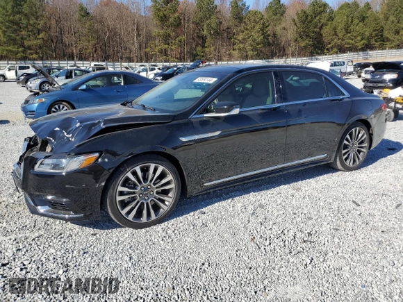 2017 Lincoln Continental Reserve with VIN 1LN6L9RP3H5600933, listed as a Copart auction lot 83584144 with 23,225 mi miles and Salvage Title. Bid and sale history available at carsss.com. Image 1.