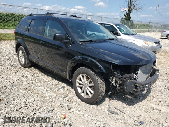 2015 Dodge Journey SXT with VIN 3C4PDCCG4FT697505, listed as a Copart auction lot 64888554 with 191,653 mi miles and Salvage title. Bid and sale history available at DreamBid. Image 4.
