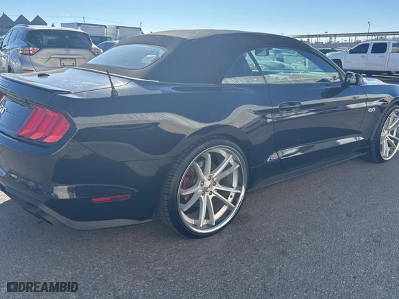 2018 Ford Mustang GT Premium with VIN 1FATP8FF7J5138616, listed as a Copart auction lot 86357524 with 154700 miles and Clean Title. Bid and sale history available at carsss.com. Image 4.