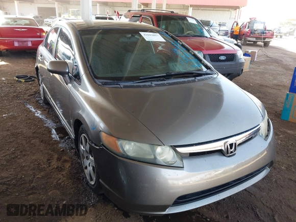 2008 Honda Civic LX with VIN 2HGFA16598H324556, listed as a IAAI auction lot 41693017 with 181,523 mi miles and . Bid and sale history available at DreamBid. Image 1.