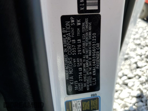 2016 Kia K900 Luxury z VIN KNALU4D39G6031250, wystawiony jako Copart lot #58899564 z przebiegiem 104 281 mil mil oraz Szkody całkowita. Historia ofert i sprzedaży dostępna na DreamBid. Obrazek 12.