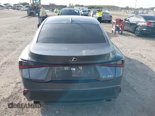 2024 Lexus IS with VIN JTHCA1D24R5131782, listed as a IAAI auction lot 41195539 with 4,104 mi miles. Bid and sale history available at carsss.com. Image 16.