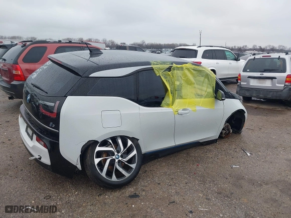 2019 BMW i3 with VIN WBY8P2C59K7D97415, listed as a IAAI auction lot 41509553 with 58,083 mi miles. Bid and sale history available at carsss.com. Image 6.