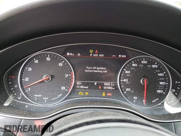 2016 Audi A6 2.0T Premium Plus with VIN WAUGFAFC4GN120768, listed as a Copart auction lot 42066423 with 101,962 mi miles. Bid and sale history available at carsss.com. Image 9.