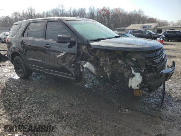 2014 Ford Utility Police Interceptor with VIN 1FM5K8AR8EGB19937, listed as a Copart auction lot 79440294 with 140,325 mi miles and Salvage Title. Bid and sale history available at carsss.com. Image 4.