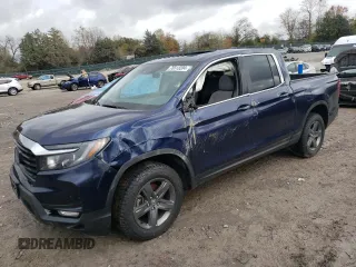 2021 Honda Ridgeline RTL z VIN 5FPYK3F5XMB024838, wystawiony jako Copart lot #78313204 z przebiegiem 46 105 mil mil oraz Szkoda całkowita • Salvage title. Historia ofert i sprzedaży dostępna na DreamBid. Obrazek 1.