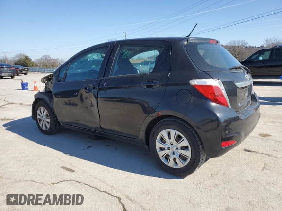 2014 Toyota Yaris L with VIN VNKKTUD37EA012957, listed as a Copart auction lot 44744675 with 154,574 mi miles and Salvage Title. Bid and sale history available at carsss.com. Image 2.