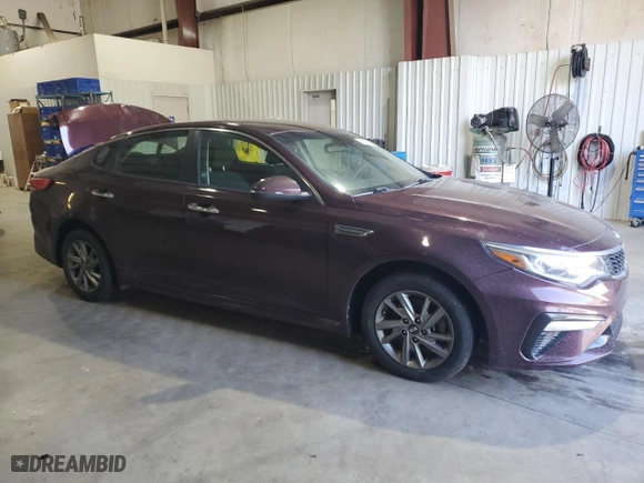2019 Kia Optima LX with VIN 5XXGT4L34KG299285, listed as a Copart auction lot 45128335 with 78,398 mi miles and Salvage Title. Bid and sale history available at carsss.com. Image 4.