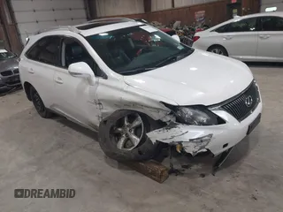 2011 Lexus RX 350 with VIN 2T2BK1BA4BC087291, listed as a IAAI auction lot 42550963 with 120,700 mi miles and . Bid and sale history available at DreamBid. Image 1.