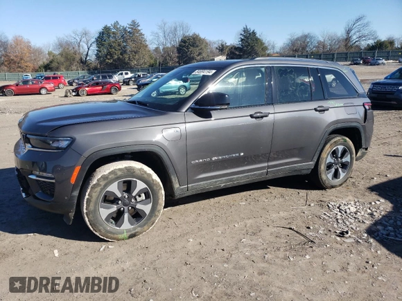 2023 Jeep Grand Cherokee 30th Anniversary z VIN 1C4RJYB64P8769262, wystawiony jako Copart lot #84694194 z przebiegiem 25 239 mil mil oraz Szkoda całkowita • Salvage title. Historia ofert i sprzedaży dostępna na DreamBid. Obrazek 1.