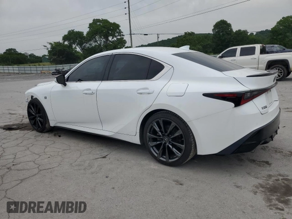 2021 Lexus IS 350 F Sport z VIN JTHGZ1B24M5041103, wystawiony jako Copart lot #55932115 z przebiegiem 46 911 mil mil oraz Szkoda całkowita • Salvage title. Historia ofert i sprzedaży dostępna na DreamBid. Obrazek 2.