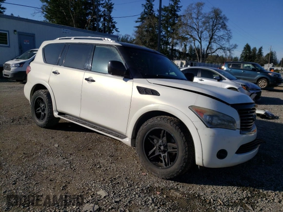 2011 Infiniti QX56 8-passenger z VIN JN8AZ2NC0B9301816, wystawiony jako Copart lot #47070355 z przebiegiem Nie podano mil oraz Szkoda całkowita • Salvage title. Historia ofert i sprzedaży dostępna na DreamBid. Obrazek 4.