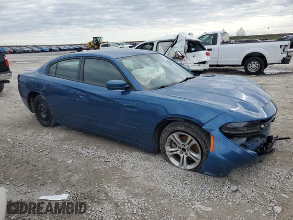 2022 Dodge Charger SXT with VIN 2C3CDXBG1NH255476, listed as a Copart auction lot 88088825 with 45,705 mi miles and Salvage Title. Bid and sale history available at DreamBid. Image 4.