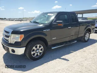 2013 Ford F-150 XL with VIN 1FTFX1CT3DFD45768, listed as a Copart auction lot 57314795 with 185,429 mi miles and Salvage title. Bid and sale history available at DreamBid. Image 1.