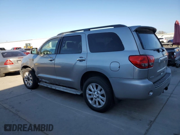 2008 Toyota Sequoia Platinum with VIN 5TDBY67AX8S013091, listed as a Copart auction lot 42600015 with 213,006 mi miles and Salvage Title. Bid and sale history available at carsss.com. Image 2.