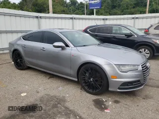 2017 Audi A7 Premium Plus with VIN WAUW2AFC7HN076600, listed as a Copart auction lot 60037813 with 93,547 mi miles. Bid and sale history available at carsss.com. Image 4.