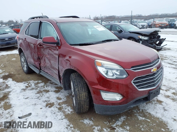 2016 Chevrolet Equinox LT with VIN 2GNALCEK4G6316453, listed as a IAAI auction lot 41602383 with 141,983 mi miles and . Bid and sale history available at carsss.com. Image 1.