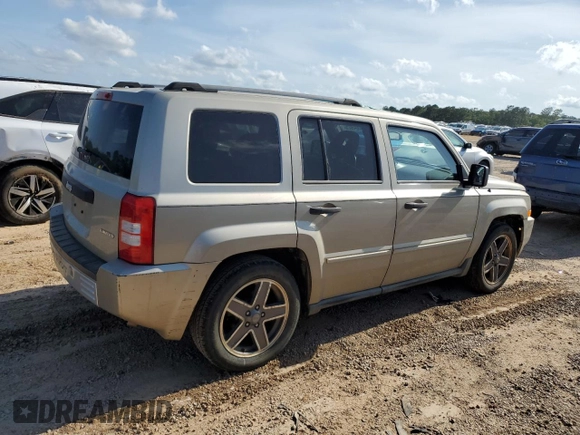 2009 Jeep Patriot Limited with VIN 1J4FT48B99D146489, listed as a Copart auction lot 52484925 with 251,986 mi miles and Salvage title. Bid and sale history available at DreamBid. Image 3.