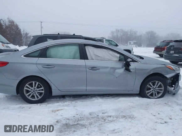 2017 Hyundai Sonata 2.4L with VIN 5NPE24AF6HH533771, listed as a IAAI auction lot 41179431 with 76,597 mi miles and . Bid and sale history available at carsss.com. Image 13.