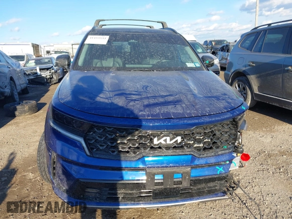 2023 Kia Sorento X-Line SX Prestige with VIN 5XYRKDLF3PG196545, listed as a IAAI auction lot 41453533 with 11,676 mi miles. Bid and sale history available at carsss.com. Image 12.