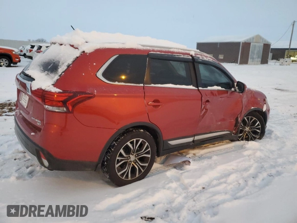 2016 Mitsubishi Outlander GT с VIN JA4JZ4AX5GZ011377, выставлен на аукционе Copart как лот 54620645 с пробегом 121 482 миль миль и Чистый • Clean title. История ставок и продаж доступна на DreamBid. Изображение 3.