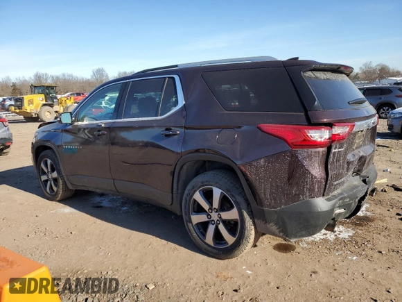 2018 Chevrolet Traverse LT Leather with VIN 1GNEVHKW3JJ118831, listed as a Copart auction lot 86182384 with 181,694 mi miles and Salvage Title. Bid and sale history available at carsss.com. Image 2.