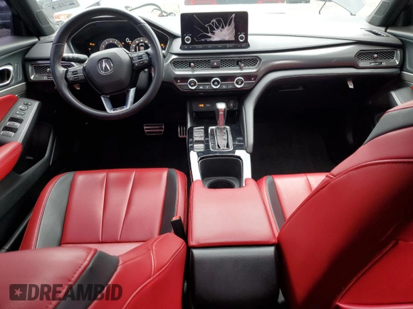 2024 Acura Integra w/A-Spec Package with VIN 19UDE4H32RA009848, listed as a Copart auction lot 58320455 with 10,695 mi miles and Salvage title. Bid and sale history available at DreamBid. Image 8.