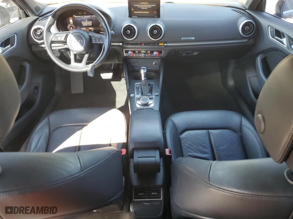 2017 Audi A3 Sportback e-tron Premium Plus with VIN WAUTPBFF8HA043990, listed as a Copart auction lot 79905784 with 124,935 mi miles and Salvage Title. Bid and sale history available at carsss.com. Image 8.