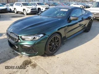 2020 BMW M8 with VIN WBSAE0C08LCD01468, listed as a Copart auction lot 50227115 with 48,829 mi miles and Clean Title. Bid and sale history available at carsss.com. Image 1.