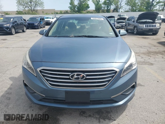 2016 Hyundai Sonata SE with VIN 5NPE24AF8GH407121, listed as a Copart auction lot 55057895 with 114,906 mi miles and Salvage Title. Bid and sale history available at carsss.com. Image 5.