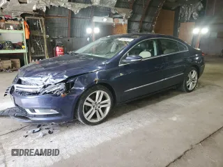 2013 Volkswagen CC Lux with VIN WVWRP7AN9DE525279, listed as a Copart auction lot 60852525 with 153,611 mi miles and Salvage title. Bid and sale history available at DreamBid. Image 1.