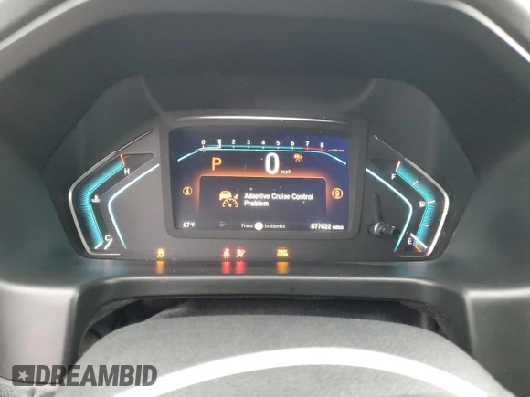 2022 Honda Odyssey Elite with VIN 5FNRL6H91NB009531, listed as a Copart auction lot 62002835 with 77,822 mi miles and Salvage title. Bid and sale history available at DreamBid. Image 9.