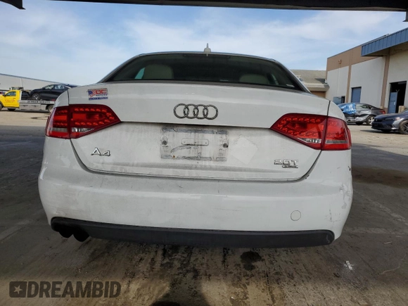 2012 Audi A4 Premium с VIN WAUAFAFL2CN008325, выставлен на аукционе Copart как лот 48272915 с пробегом 124 045 миль миль и Чистый • Clean title. История ставок и продаж доступна на DreamBid. Изображение 6.