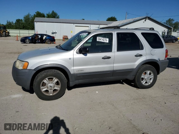 2002 Ford Escape XLT Choice with VIN 1FMCU04162KB00207, listed as a Copart auction lot 56414275 with 143,085 mi miles and Salvage title. Bid and sale history available at DreamBid. Image 1.