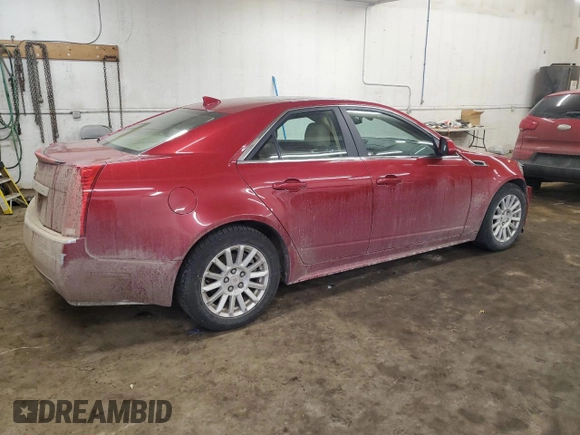 2013 Cadillac CTS Luxury with VIN 1G6DG5E52D0108532, listed as a Copart auction lot 47420105 with 136,120 mi miles and Salvage Title. Bid and sale history available at carsss.com. Image 3.