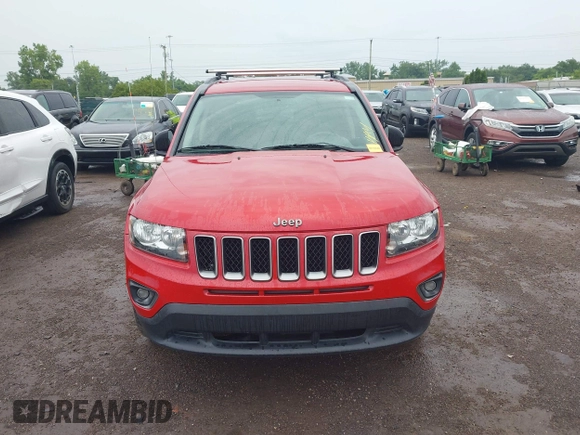2017 Jeep Compass Sport with VIN 1C4NJCBA8HD166880, listed as a IAAI auction lot 42593173 with 110,397 mi miles and . Bid and sale history available at DreamBid. Image 12.