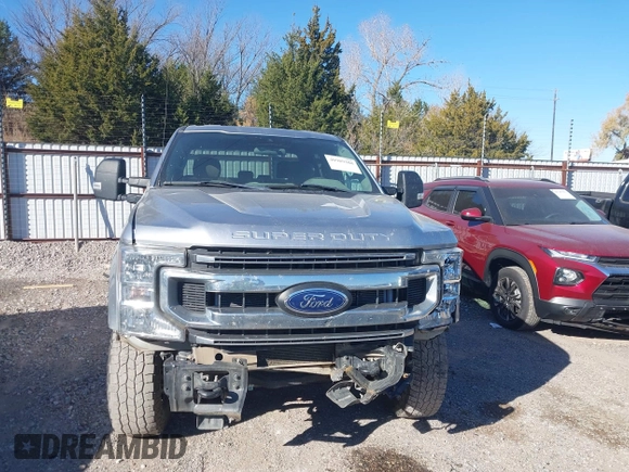 2021 Ford Super Duty F-250 SRW XL with VIN 1FT7W2BTXMEC70037, listed as a IAAI auction lot 40989388 with 109,816 mi miles. Bid and sale history available at carsss.com. Image 12.