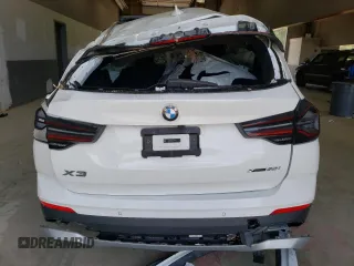 2024 BMW X3 xDrive30i z VIN 5UX53DP03R9U60593, wystawiony jako Copart lot #59640094 z przebiegiem Nie podano mil oraz Szkody całkowita. Historia ofert i sprzedaży dostępna na DreamBid. Obrazek 6.