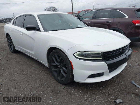 2019 Dodge Charger SXT with VIN 2C3CDXBG9KH598841, listed as a IAAI auction lot 41093938 with 112,359 mi miles. Bid and sale history available at carsss.com. Image 1.