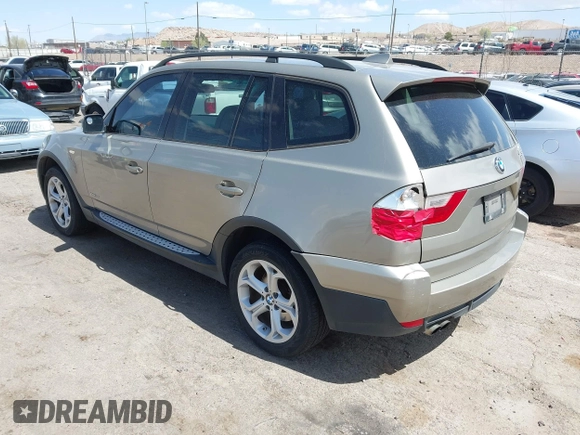 2009 BMW X3 xDrive30i with VIN WBXPC93459WJ25646, listed as a IAAI auction lot 41955182 with 175,605 mi miles. Bid and sale history available at carsss.com. Image 3.