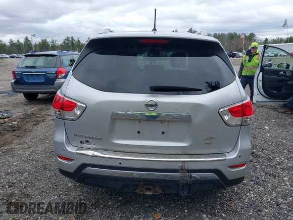 2016 Nissan Pathfinder S with VIN 5N1AR2MM7GC609075, listed as a IAAI auction lot 41936684 with 114,968 mi miles and . Bid and sale history available at DreamBid. Image 17.