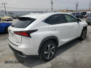 2018 Lexus NX 300h with VIN JTJBJRBZ1J2079901, listed as a Copart auction lot 58600355 with 53,233 mi miles and Salvage title. Bid and sale history available at DreamBid. Image 3.