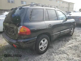 2003 Hyundai Santa Fe GLS with VIN KM8SC13D53U382460, listed as a Copart auction lot 70257874 with 0 mi miles and Salvage Title. Bid and sale history available at carsss.com. Image 3.
