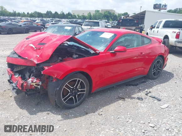 2022 Ford Mustang EcoBoost with VIN 1FA6P8TH1N5101991, listed as a IAAI auction lot 41575523 with 76,986 mi miles and . Bid and sale history available at DreamBid. Image 18.