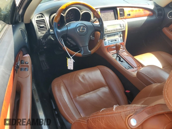 2003 Lexus SC 430 with VIN JTHFN48Y730047333, listed as a Copart auction lot 52112085 with 106,750 mi miles and Salvage title. Bid and sale history available at DreamBid. Image 8.
