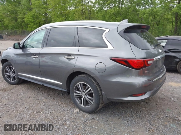 2020 Infiniti QX60 Luxe with VIN 5N1DL0MM1LC537478, listed as a IAAI auction lot 42323321 with 51,464 mi miles and . Bid and sale history available at DreamBid. Image 3.