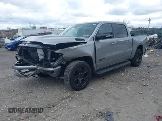 2022 Ram 1500 Big Horn with VIN 1C6SRFFT5NN280759, listed as a IAAI auction lot 42032376 with 25,486 mi miles and . Bid and sale history available at DreamBid. Image 16.